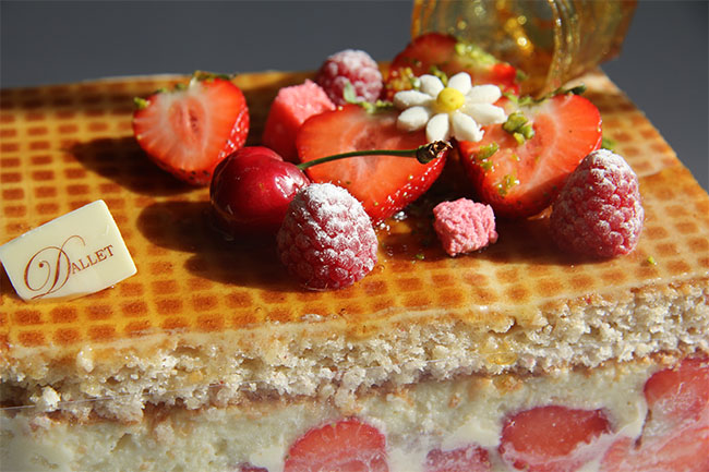 Gâteau Dacquois aux Fraises